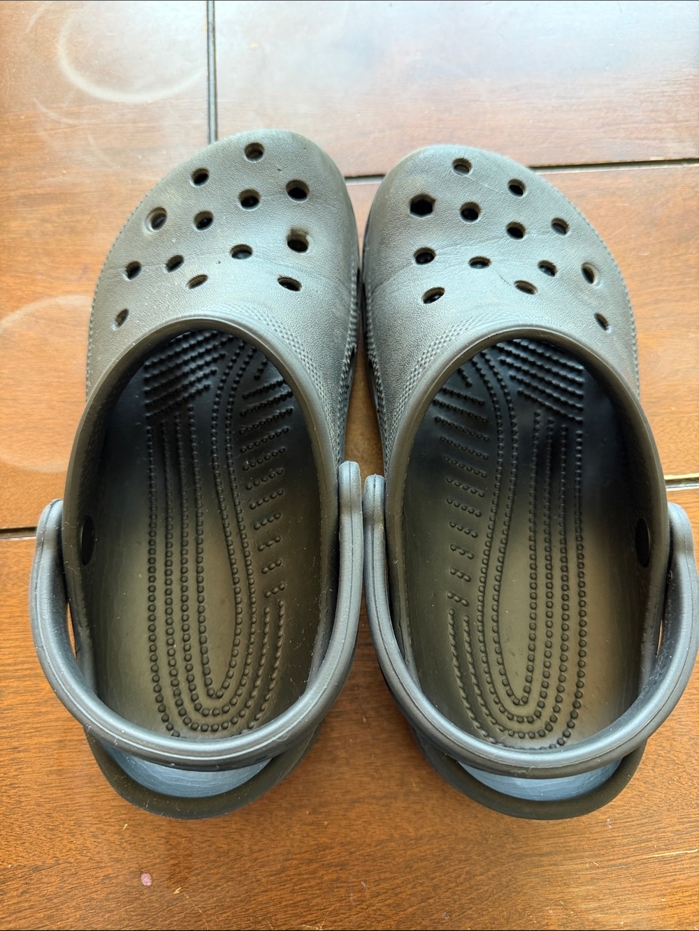 CROCS Kids Black Slip-On Clog Shoes Black - Picture 5 of 9